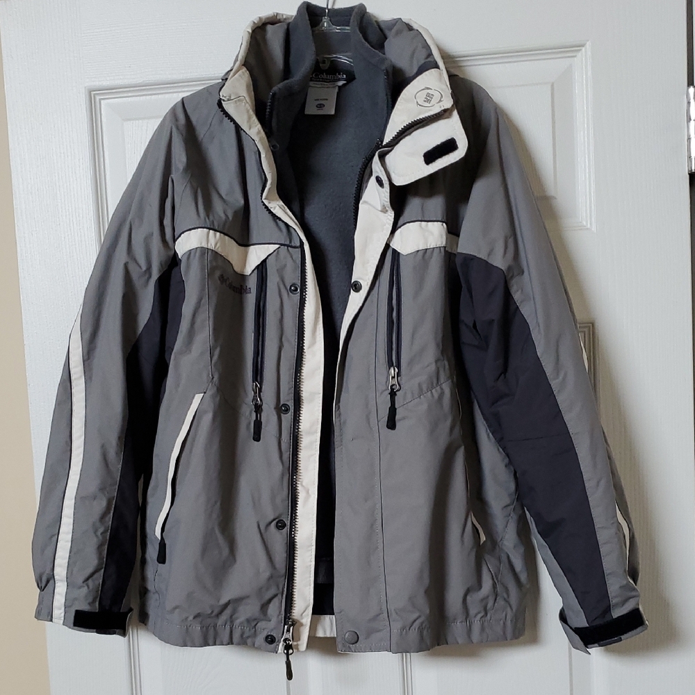 Columbia Youth Gray and Black Performance Jacket